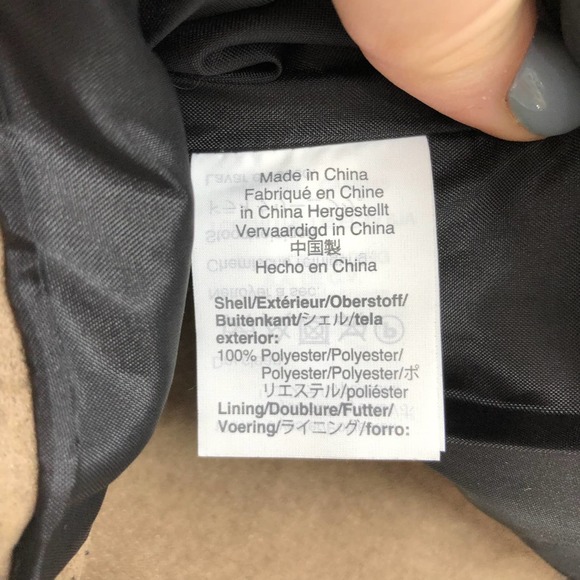 J.Crew Mercantile Womens S Tan Moto Jacket Faux Suede Asymmetrical Zipper Front - Picture 3 of 6